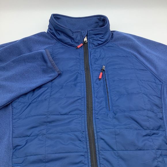 Orvis Mens Long Sleeve Full Zip Jacket‎ Blue Size Large - Picture 1 of 9
